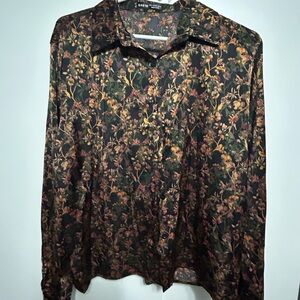 SHEIN Multicolor Floral Blouse